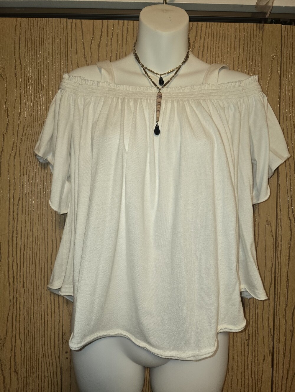 We The Free Off-Shoulder Crop Top S